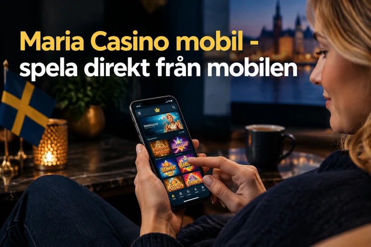 Maria Casino mobil - spela direkt från mobilen
