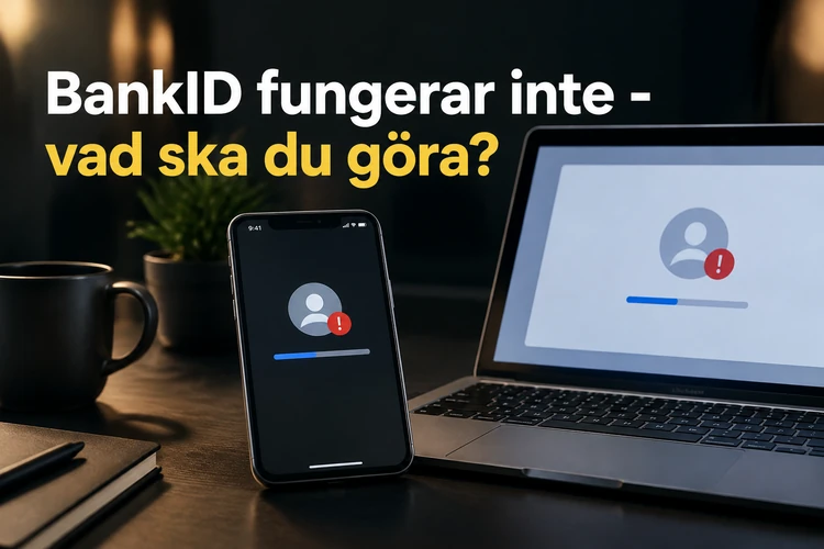 BankID fungerar inte - vad ska du göra?